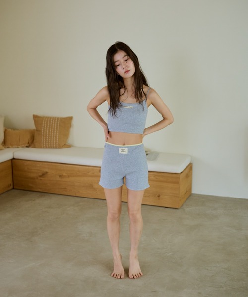 common gull products.(コモンガルプロダクツ)の「わがままなニットショーパン(その他パンツ・レディース・イエロー/杢グレー/ブラック系・SMALL/MEDIUM)」の11枚目の写真