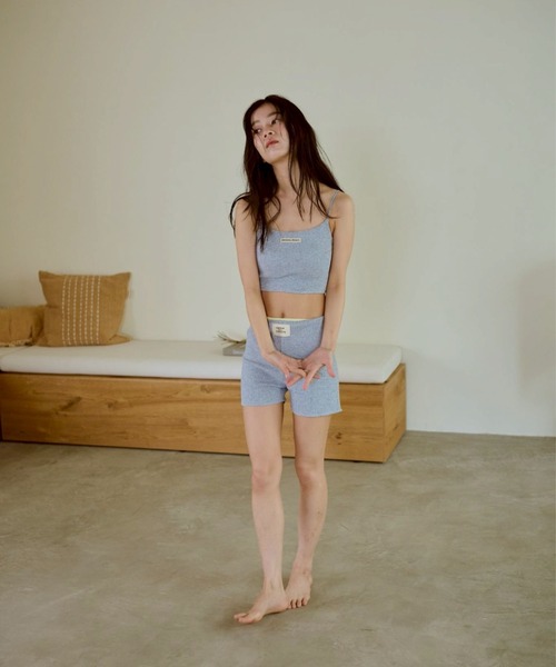 common gull products.(コモンガルプロダクツ)の「わがままなニットショーパン(その他パンツ・レディース・イエロー/杢グレー/ブラック系・SMALL/MEDIUM)」の12枚目の写真