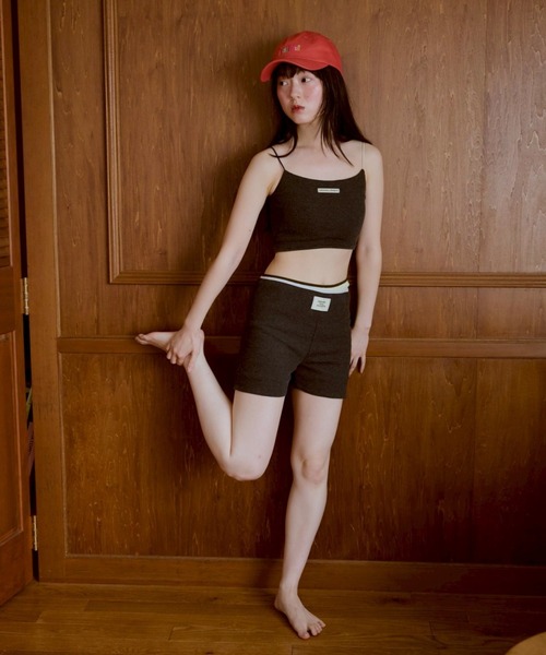 common gull products.(コモンガルプロダクツ)の「わがままなニットショーパン(その他パンツ・レディース・イエロー/杢グレー/ブラック系・SMALL/MEDIUM)」の17枚目の写真