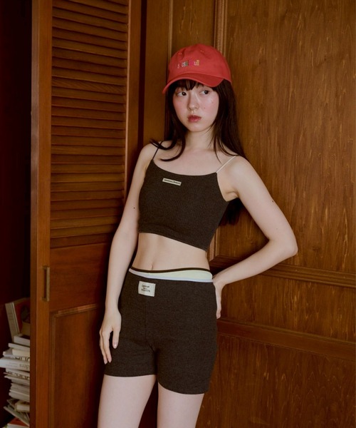 common gull products.(コモンガルプロダクツ)の「わがままなニットショーパン(その他パンツ・レディース・イエロー/杢グレー/ブラック系・SMALL/MEDIUM)」の20枚目の写真