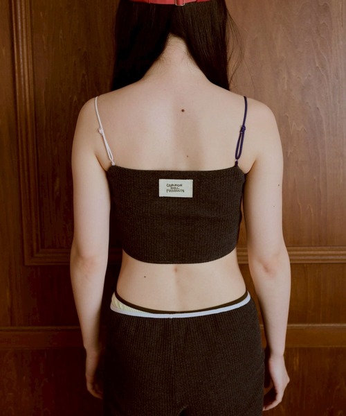 common gull products.(コモンガルプロダクツ)の「わがままなニットショーパン(その他パンツ・レディース・イエロー/杢グレー/ブラック系・SMALL/MEDIUM)」の18枚目の写真