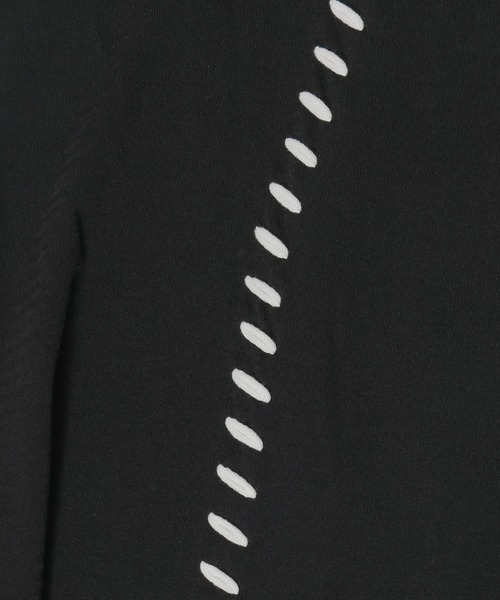 HARE(ハレ)の「ハンドダブルステッチニットプルオーバー(HARE)(ニット/セーター・メンズ・ブラック/ホワイト/グリーン・FREE)」の18枚目の写真