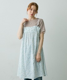 フラワーフリルキャミチュニック