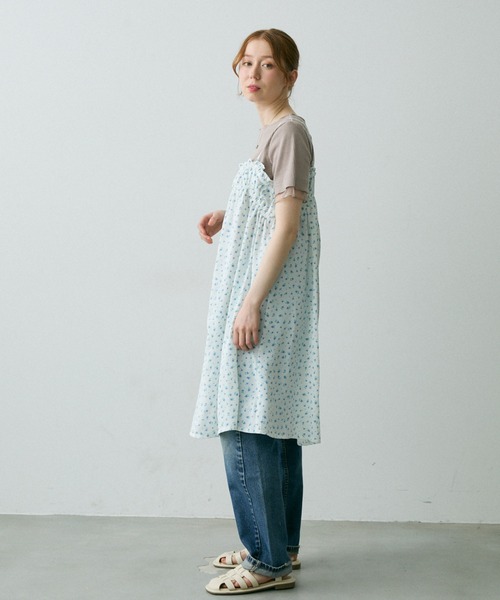 Crisp（クリスプ）の「フラワーフリルキャミチュニック（シャツ/ブラウス・レディース・ホワイト/イエロー・FREE）」の9枚目の写真