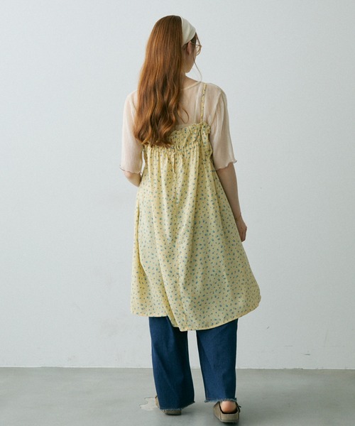 Crisp（クリスプ）の「フラワーフリルキャミチュニック（シャツ/ブラウス・レディース・ホワイト/イエロー・FREE）」の20枚目の写真