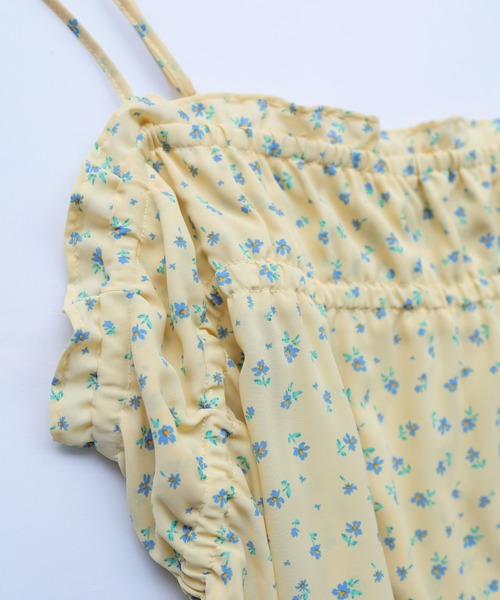 Crisp（クリスプ）の「フラワーフリルキャミチュニック（シャツ/ブラウス・レディース・ホワイト/イエロー・FREE）」の15枚目の写真