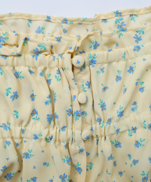 Crisp（クリスプ）の「フラワーフリルキャミチュニック（シャツ/ブラウス・レディース・ホワイト/イエロー・FREE）」の14枚目の写真