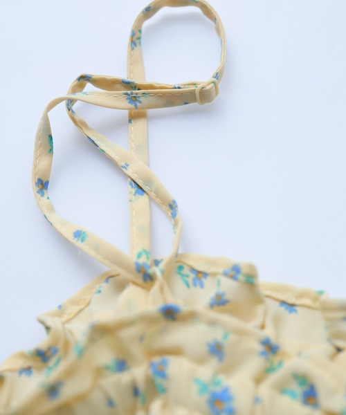 Crisp（クリスプ）の「フラワーフリルキャミチュニック（シャツ/ブラウス・レディース・ホワイト/イエロー・FREE）」の13枚目の写真