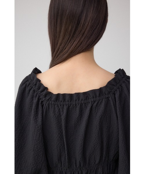 AZUL by moussy(アズールバイマウジー)の「ギャザーフリル2WAYブラウス(シャツ/ブラウス・レディース・アイボリー/ブラック/レッド・FREE)」の20枚目の写真