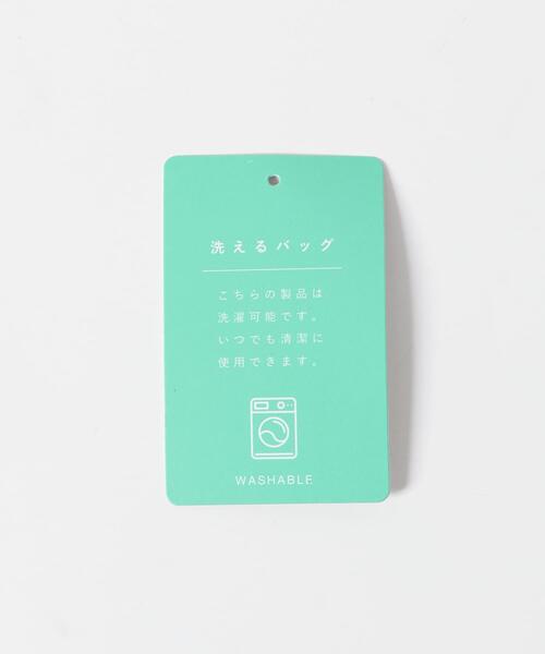 URBAN RESEARCH DOORS(アーバンリサーチドアーズ)の「ウォッシャブルショルダーバッグ(ショルダーバッグ・レディース・ブラック/アイボリー・ONE)」の15枚目の写真