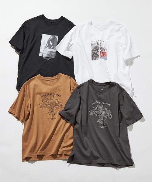 23区(ニジュウサンク)の「【洗える】JANE PACKERコラボ フォトプリント Tシャツ(Tシャツ/カットソー・レディース・ホワイト系/ホワイト系1/ブラック系/ブラック系1・38)」の14枚目の写真