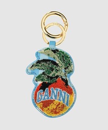 国内発送 Ganni ガニー☆バナナ ロゴ キーリング ブラック Banana Keyring（キーホルダー）｜GANNI（ガニー）の