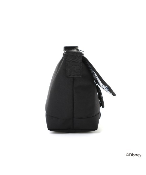 Manhattan Portage（マンハッタンポーテージ）の「NYLON MESSENGER BAG JR (SM) FZP 500D CORDURA / STITCH（メッセンジャーバッグ・レディース・ブラック・SMALL）」の5枚目の写真