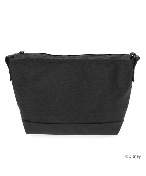 Manhattan Portage（マンハッタンポーテージ）の「NYLON MESSENGER BAG JR (SM) FZP 500D CORDURA / STITCH（メッセンジャーバッグ・レディース・ブラック・SMALL）」の6枚目の写真