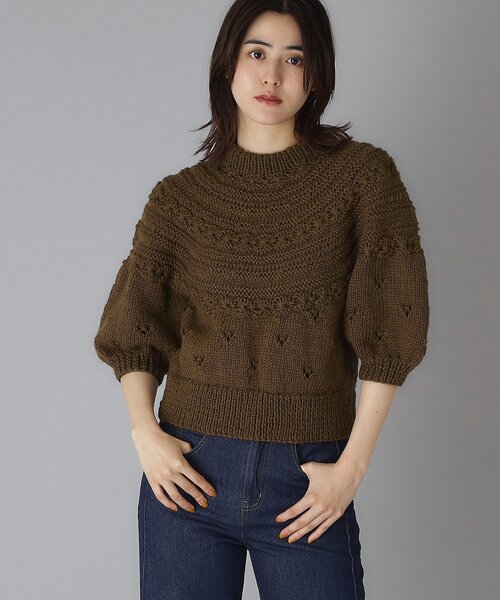 セール】Pheeta（フィータ）Clara ハーフスリーブニット（ニット