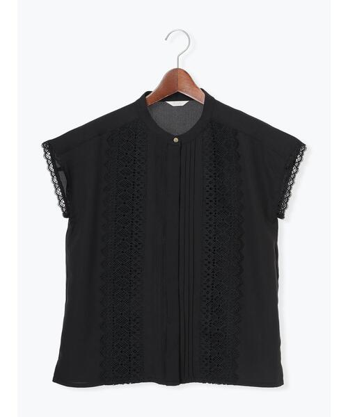 Te chichi（テチチ）の「スカラップレースフレンチスリーブブラウス（シャツ/ブラウス・レディース・ネイビー/ブラック/オフホワイト・F）」の19枚目の写真