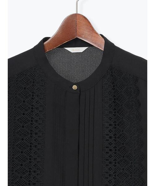 Te chichi（テチチ）の「スカラップレースフレンチスリーブブラウス（シャツ/ブラウス・レディース・ネイビー/ブラック/オフホワイト・F）」の21枚目の写真