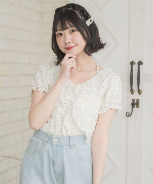 tシャツ SIS/エスアイエス/小花柄Tee レディース SIS（エスアイエス）の「SIS/エスアイエス/小花柄Tee（Tシャツ
