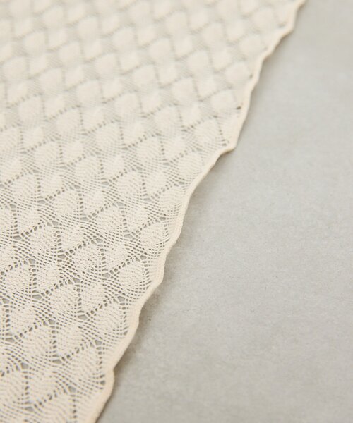 GALLARDAGALANTE（ガリャルダガランテ）の「クロシェスカーフ（バンダナ/スカーフ・レディース・ブラック/ベージュ・FREE）」の8枚目の写真