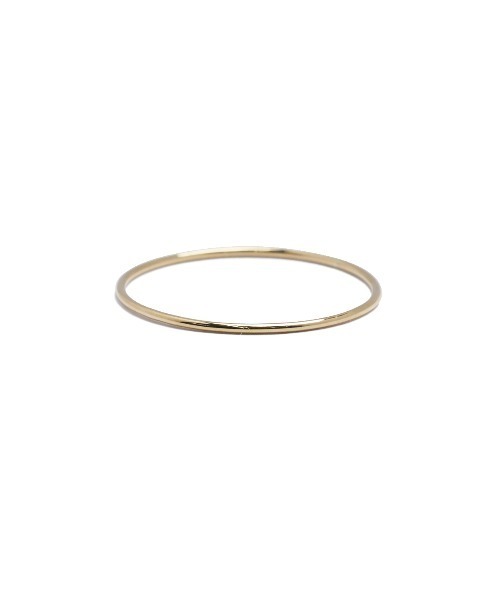JAM HOME MADE(ジャムホームメイド)の「【受注生産】R18K リング/指輪 0.8mm(S)メンズ レディース ユニセックス(リング・レディース・イエローゴールド・#10/#8/#6/#4/#3/#13/#11/#9/#7/#5/#14/#12)」の1枚目の写真