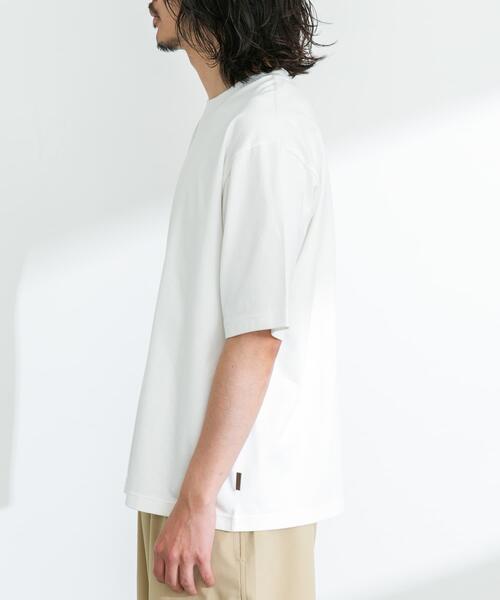 URBAN RESEARCH Sonny Label（アーバンリサーチサニーレーベル）の「『接触冷感/吸水速乾/UVカット』HIGH COOL ショートスリーブTシャツ（Tシャツ/カットソー・メンズ・オフホワイト/ブラック/チャコールグレー/ネイビー・MEDIUM/LARGE/X-LARGE）」の9枚目の写真