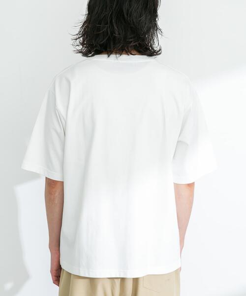 URBAN RESEARCH Sonny Label（アーバンリサーチサニーレーベル）の「『接触冷感/吸水速乾/UVカット』HIGH COOL ショートスリーブTシャツ（Tシャツ/カットソー・メンズ・オフホワイト/ブラック/チャコールグレー/ネイビー・MEDIUM/LARGE/X-LARGE）」の10枚目の写真