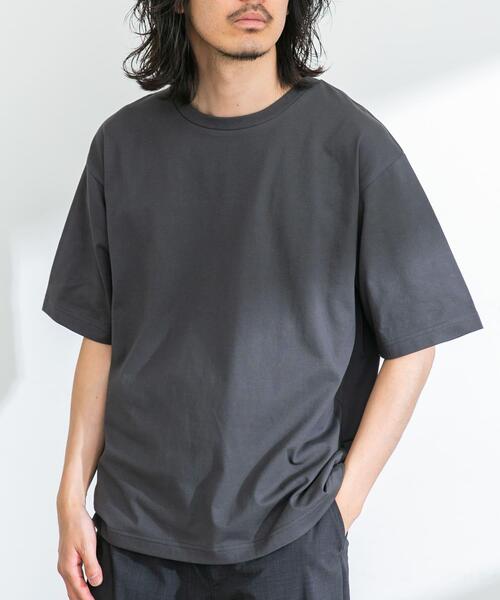 URBAN RESEARCH Sonny Label（アーバンリサーチサニーレーベル）の「『接触冷感/吸水速乾/UVカット』HIGH COOL ショートスリーブTシャツ（Tシャツ/カットソー・メンズ・オフホワイト/ブラック/チャコールグレー/ネイビー・MEDIUM/LARGE/X-LARGE）」の16枚目の写真