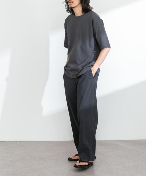 URBAN RESEARCH Sonny Label（アーバンリサーチサニーレーベル）の「『接触冷感/吸水速乾/UVカット』HIGH COOL ショートスリーブTシャツ（Tシャツ/カットソー・メンズ・オフホワイト/ブラック/チャコールグレー/ネイビー・MEDIUM/LARGE/X-LARGE）」の21枚目の写真