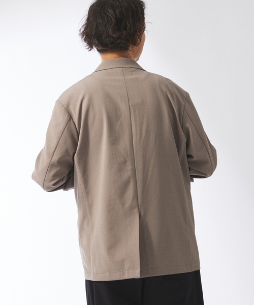 JOURNAL STANDARD relume（ジャーナルスタンダード　レリューム）の「吸水速乾 TECH DOBBY “COOLMAX” クールマックス ジャケット（その他アウター・メンズ・ブルー/ブラックミックス/ベージュ系その他・LARGE/MEDIUM）」の20枚目の写真