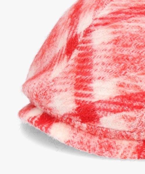 arth（アース）の「arth  Check Mosser Hunting / アース（ハンチング/ベレー帽・レディース・ブラック/レッド・M/57.5cm）」の16枚目の写真