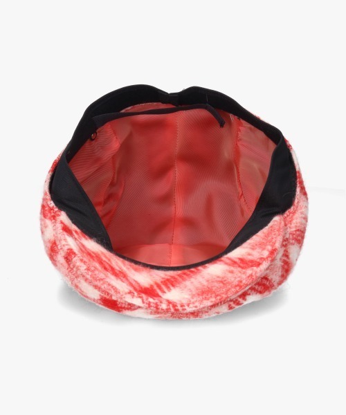 arth（アース）の「arth  Check Mosser Hunting / アース（ハンチング/ベレー帽・レディース・ブラック/レッド・M/57.5cm）」の19枚目の写真