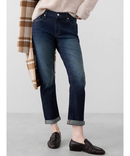BANANA REPUBLIC FACTORY STORE（バナナリパブリック ファクトリーストア）の「BANANA REPUBLIC FACTORY STORE　　ガールフレンドジーンズ（デニムパンツ・レディース・ライトインディゴブルー/ブルー系その他/インディゴブルー/ホワイト/ブルー・24/25/26/27/28）」の5枚目の写真