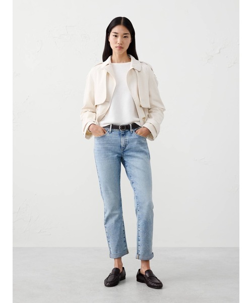 BANANA REPUBLIC FACTORY STORE（バナナリパブリック ファクトリーストア）の「BANANA REPUBLIC FACTORY STORE　　ガールフレンドジーンズ（デニムパンツ・レディース・ライトインディゴブルー/ブルー系その他/インディゴブルー/ホワイト/ブルー・24/25/26/27/28）」の19枚目の写真