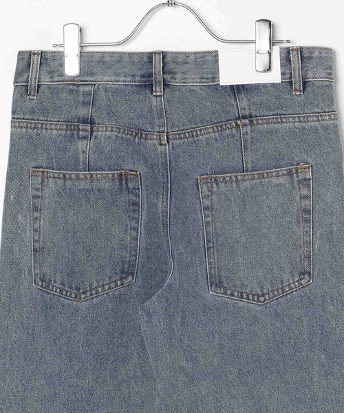 PLACE STUDIO(プレイススタジオ)の「PLACE STUDIO/スリムブーツカットパンツ(デニムパンツ・レディース・ブラック/ライトブルー・SMALL)」の15枚目の写真