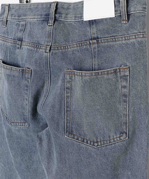 PLACE STUDIO(プレイススタジオ)の「PLACE STUDIO/スリムブーツカットパンツ(デニムパンツ・レディース・ブラック/ライトブルー・SMALL)」の16枚目の写真