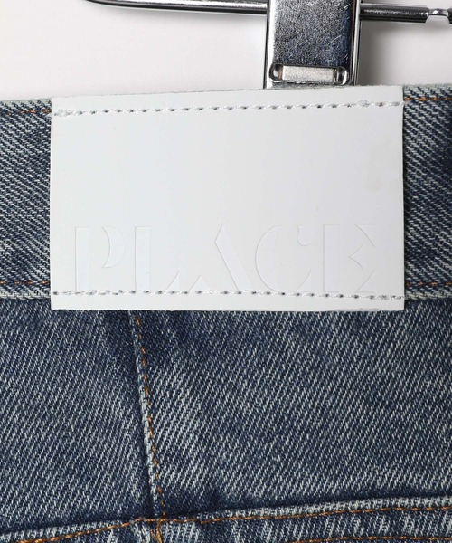 PLACE STUDIO(プレイススタジオ)の「PLACE STUDIO/スリムブーツカットパンツ(デニムパンツ・レディース・ブラック/ライトブルー・SMALL)」の17枚目の写真