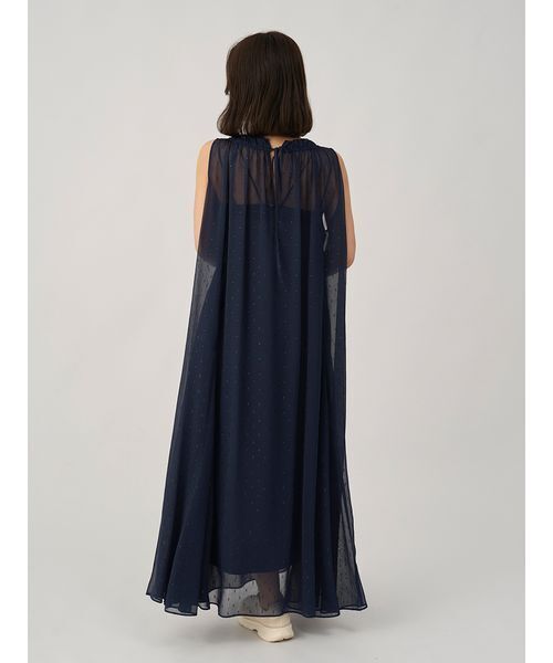 emmi(エミ)の「ラメドットボリュームワンピース(ワンピース・レディース・アイボリー/ネイビー・0/1)」の14枚目の写真