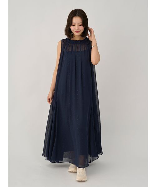 ラメドットボリュームワンピース（ワンピース）｜emmi（エミ）の