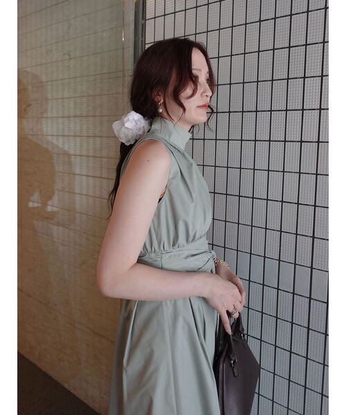 LAGUNAMOON（ラグナムーン）の「ウエストタックシャツワンピース（ワンピース・レディース・ブラック/ミント・SMALL/MEDIUM）」の3枚目の写真