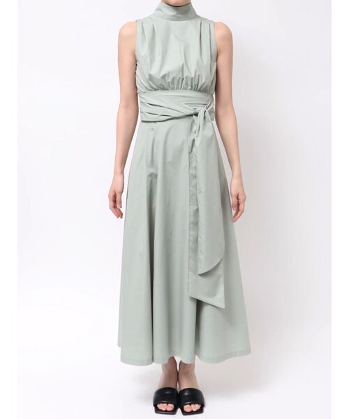 LAGUNAMOON（ラグナムーン）の「ウエストタックシャツワンピース（ワンピース・レディース・ブラック/ミント・SMALL/MEDIUM）」の7枚目の写真