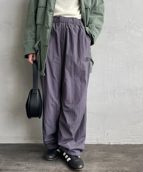 UMBRO -  SILAS UMBRO コラボ ナイロン トラック パンツ Lサイズ グレー サイラス（SILAS）（メンズ）SILAS×UMBRO トラックパンツ