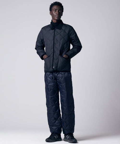 TAION(タイオン)】〈ユニセックス〉シティ パイピングカラー ダウン