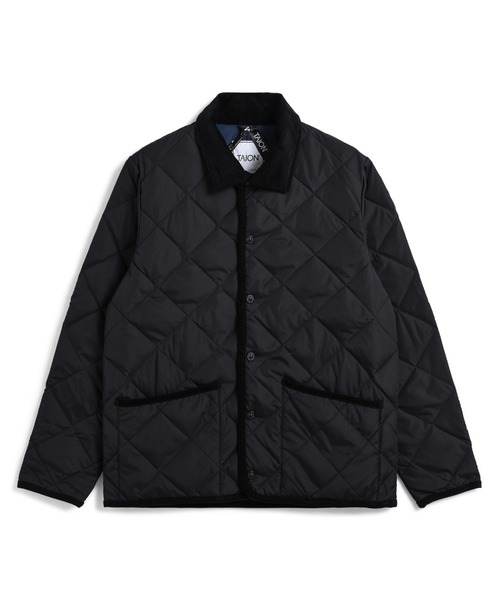 TAION(タイオン)】〈ユニセックス〉シティ パイピングカラー ダウン