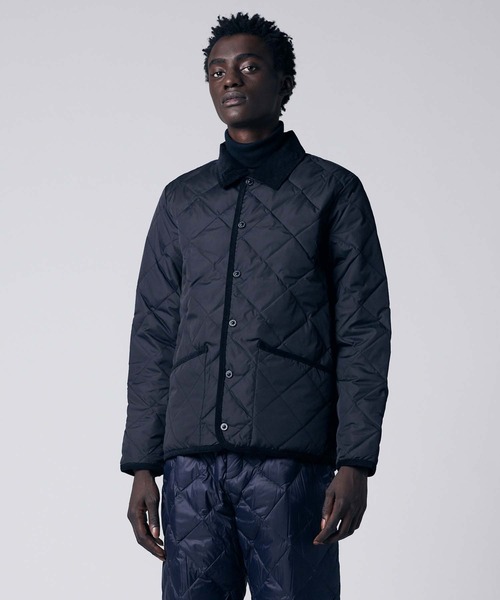 TAION(タイオン)】〈ユニセックス〉シティ パイピングカラー ダウン