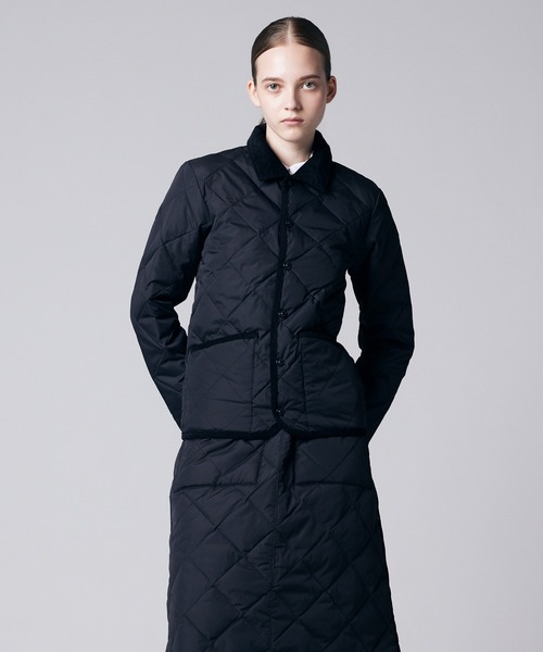 TAION(タイオン)】〈ユニセックス〉シティ パイピングカラー ダウン