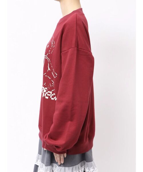 merry jenny（メリージェニー）の「Nounou Bearスウェット（スウェット・レディース・ボルドー/ライトグレー/ベージュ/チャコールグレー・FREE）」の16枚目の写真