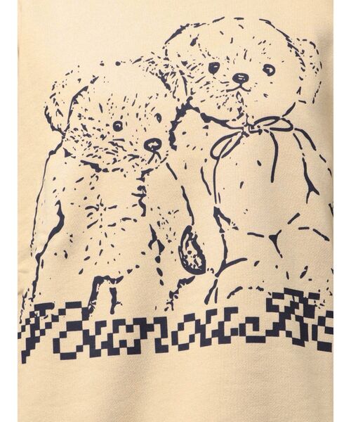 merry jenny（メリージェニー）の「Nounou Bearスウェット（スウェット・レディース・ボルドー/ライトグレー/ベージュ/チャコールグレー・FREE）」の9枚目の写真