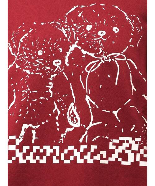 merry jenny（メリージェニー）の「Nounou Bearスウェット（スウェット・レディース・ボルドー/ライトグレー/ベージュ/チャコールグレー・FREE）」の12枚目の写真