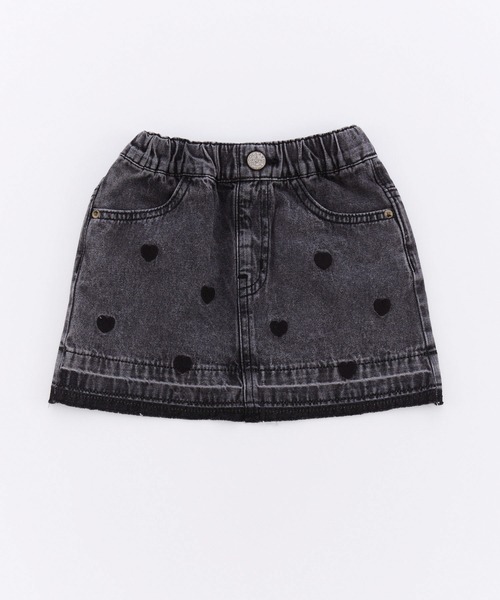 ハート刺繍デニムミニスカート（スカート）｜Ocean&Ground（オーシャン