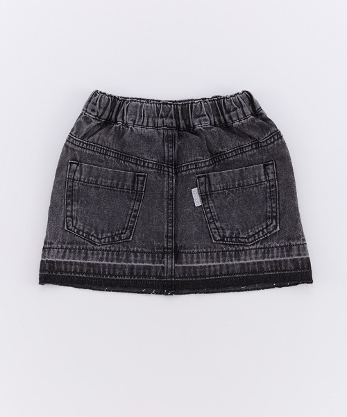 Ocean&Ground（オーシャン&グラウンド）の「ハート刺繍デニムミニスカート（スカート・キッズ・ブラック/ブルー・120/110/100/90/140/130）」の12枚目の写真